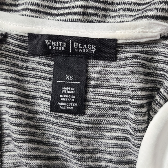 WHBM Weave Strip Double Layer Swoop Cross Open Tank - Picture 9 of 9